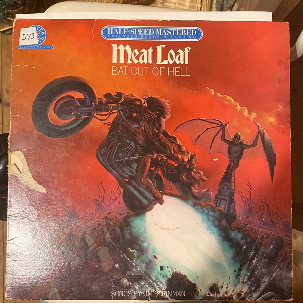 🎶🎸 Vintage Meatloaf Bat Out Of Hell Album 🎸🎶
